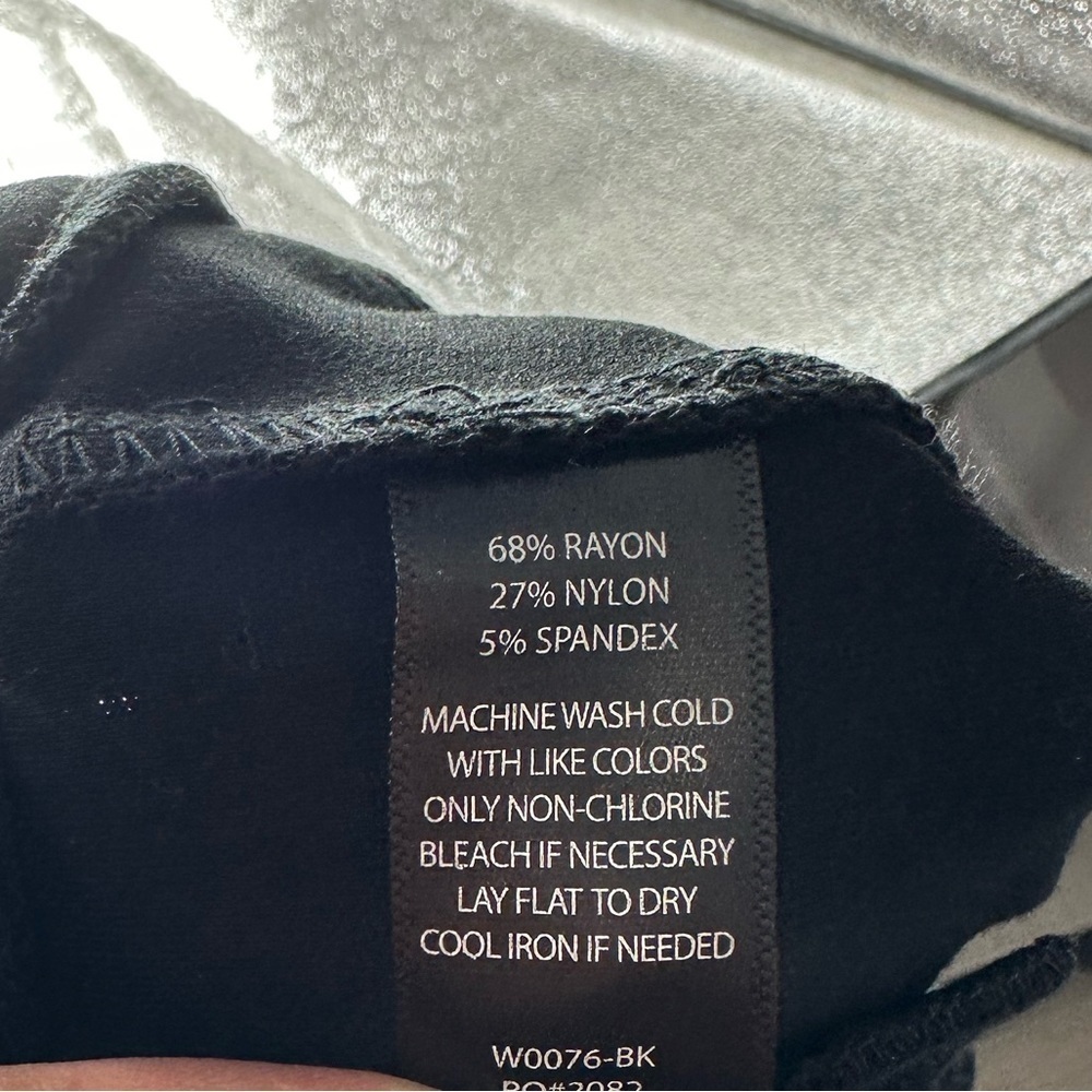 Betabrand Classic Black Straight Pants SZ MP - Picture 6 of 6